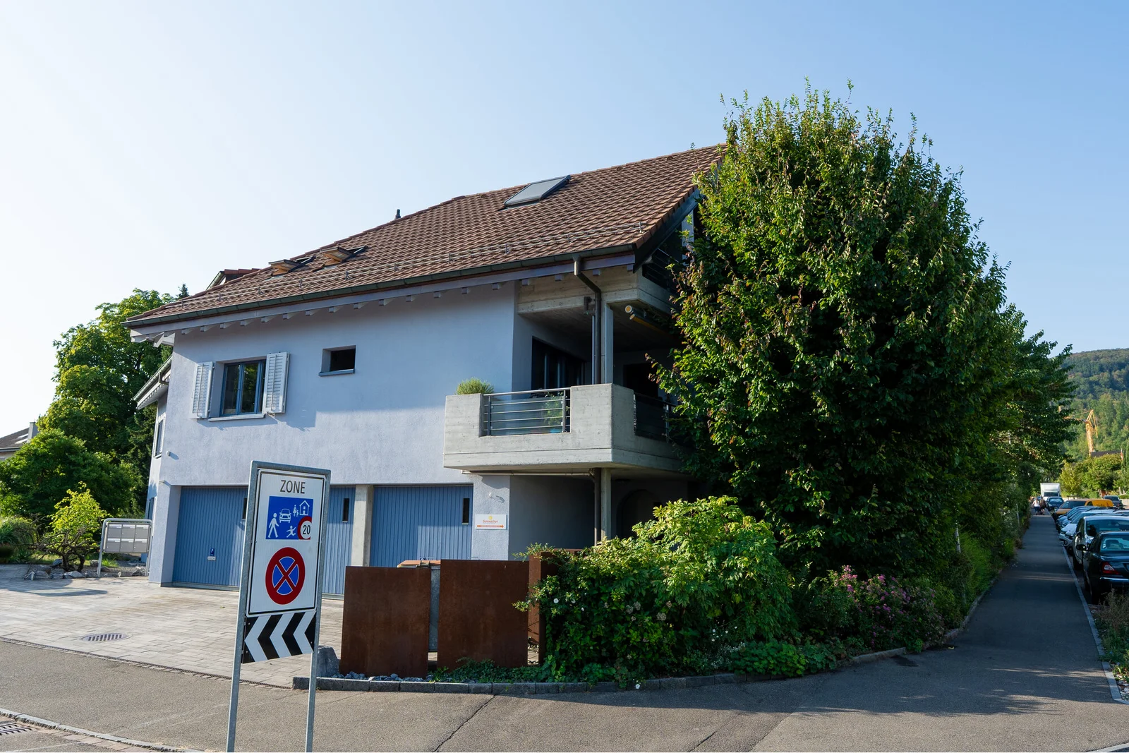 Umgebung der Physiotherapie in Ettingen.
